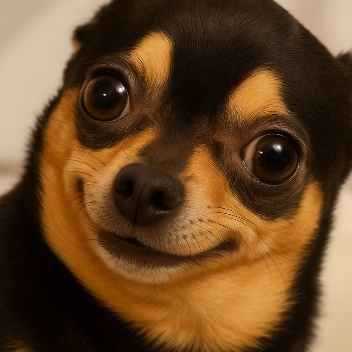 Meme chó Chihuahua buồn cười