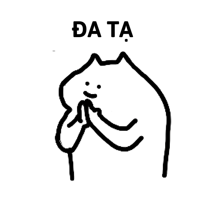 Meme đa tạ dùng trong hội nhóm