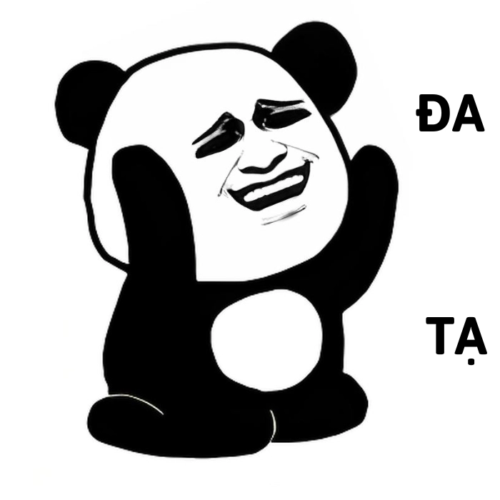 Meme gấu trúc đa tạ