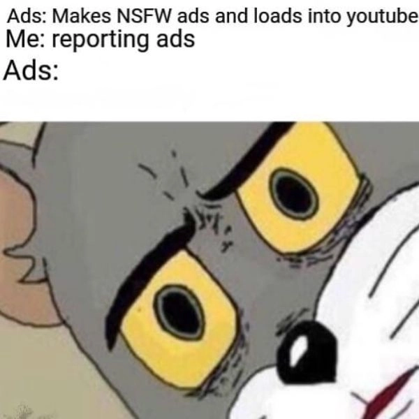 Meme mèo Tom ngơ ngác