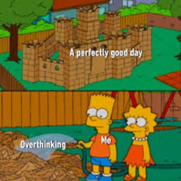Meme suy nghĩ nhiều tấu hài
