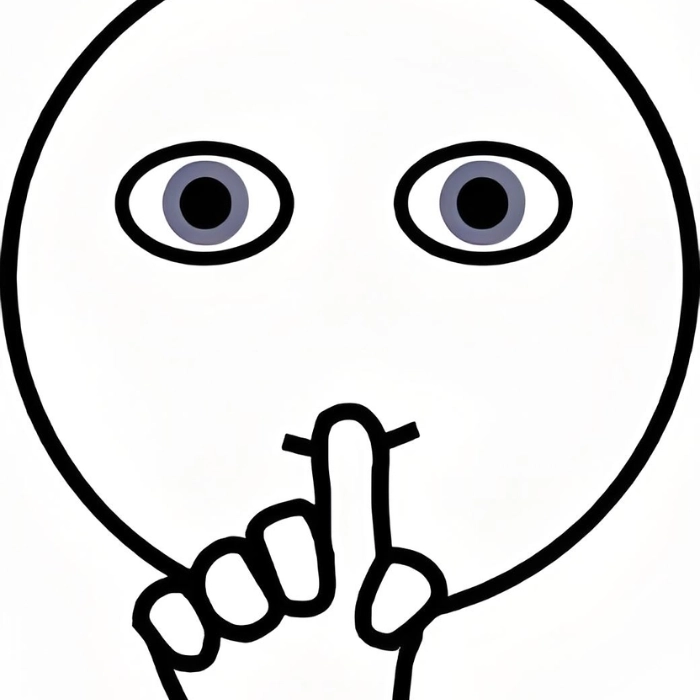 Meme suỵt stop talking
