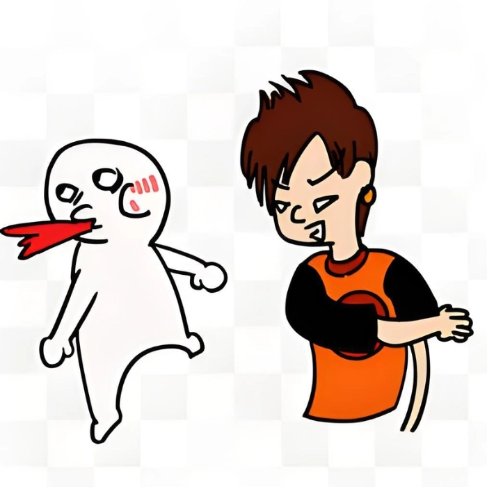 Meme tát nhẹ mà tỉnh liền