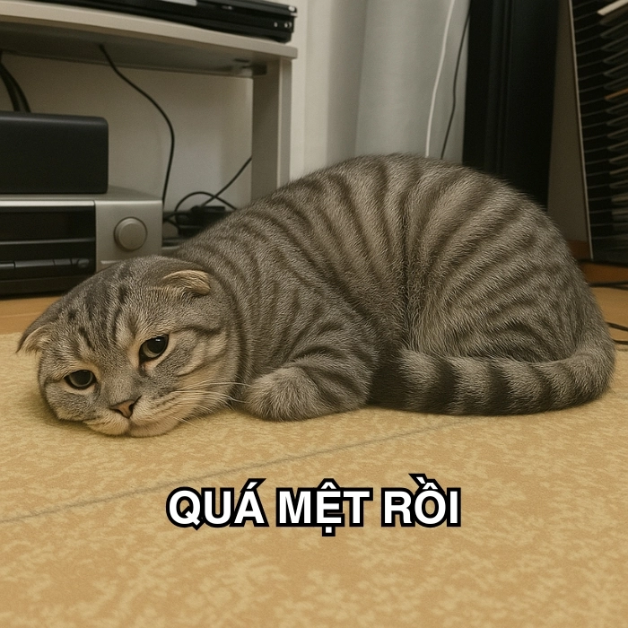 Mệt meme muốn bỏ cuộc