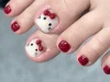 179+ mẫu nail chân Hello Kitty xinh xỉu, nhìn phát mê ngay!