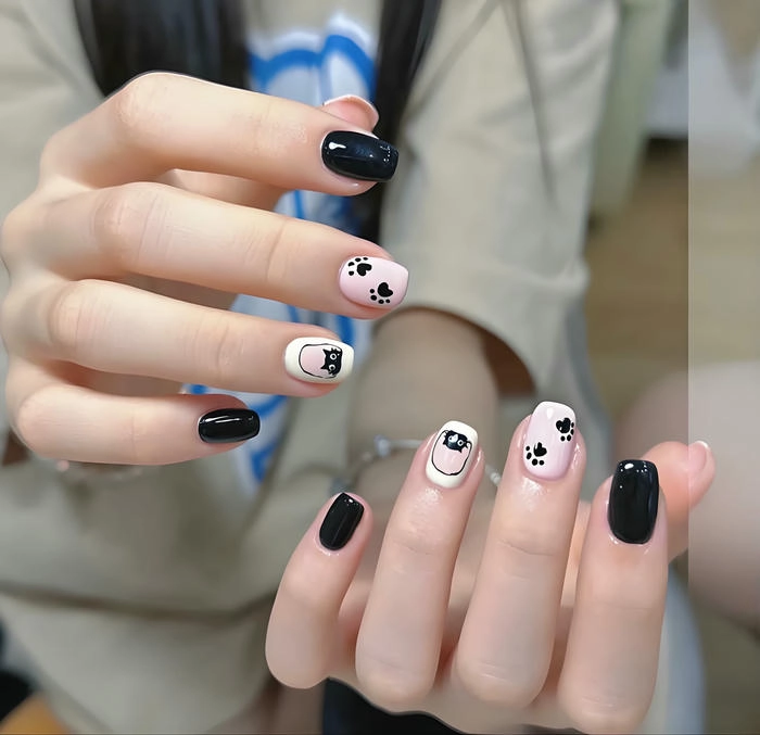 Nail chân chó pastel