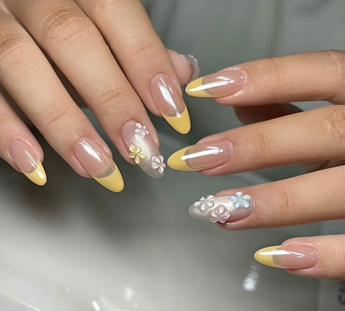 Sơn nail ngọc trai nhẹ nhàng