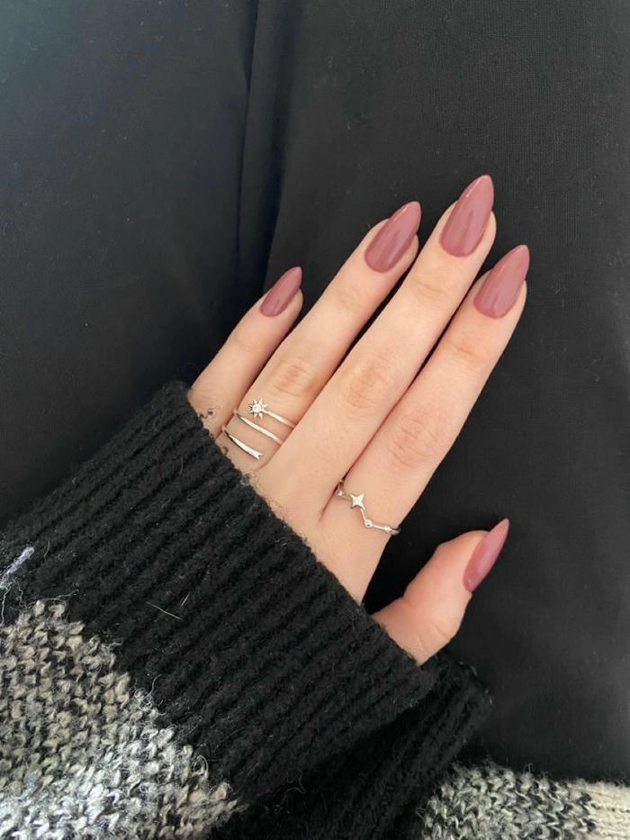 ảnh mẫu nail trơn tone da