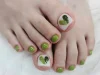 Mê mẩn với 217+ mẫu sơn móng chân màu xanh bơ siêu xinh