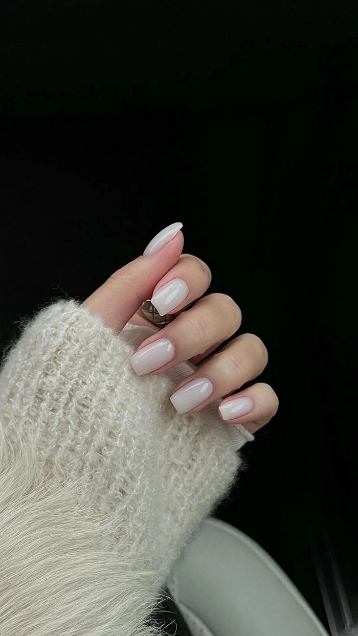mẫu nail sơn trơn
