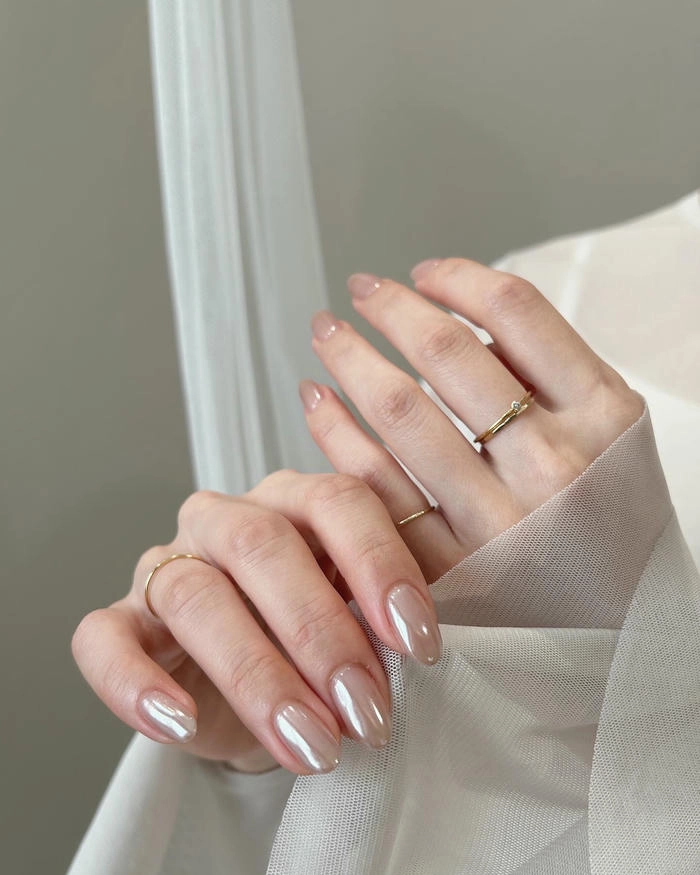 mẫu nail tay đơn giản sanh chảnh