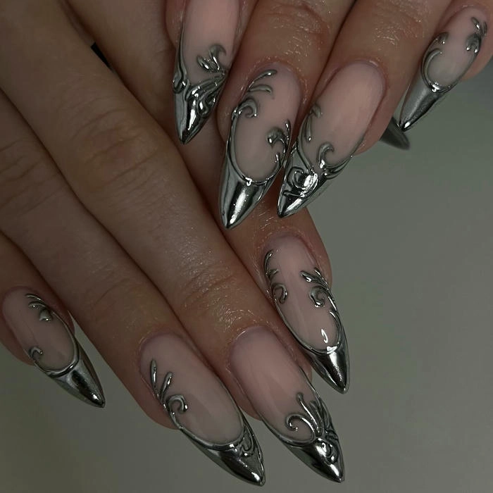 mẫu nail tay sang chảnh