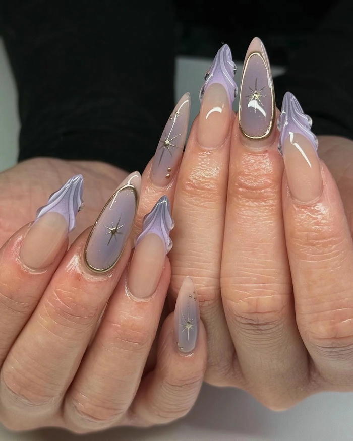 mẫu nail tay vẽ đẹp