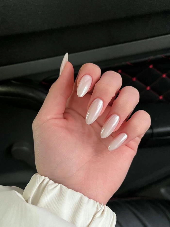 mẫu nail trơn tone da