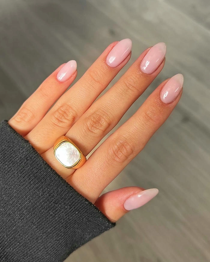 mẫu nail trơn
