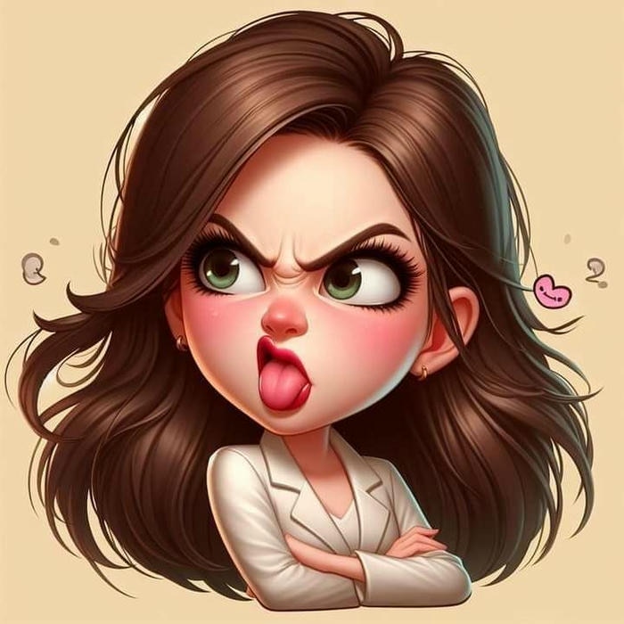 Ảnh meme liếc đáng yêu