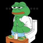 Meme ếch xanh suy tư