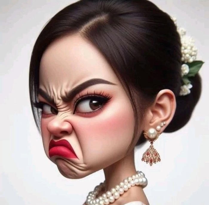 Meme liếc nhìn sắc sảo