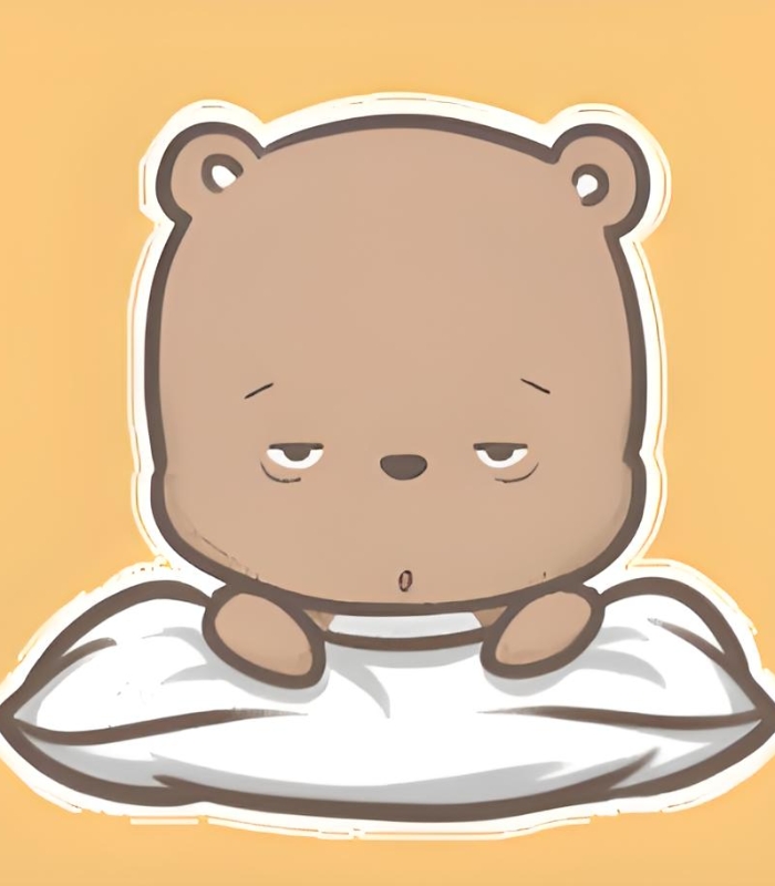 ảnh meme buồn ngủ cute