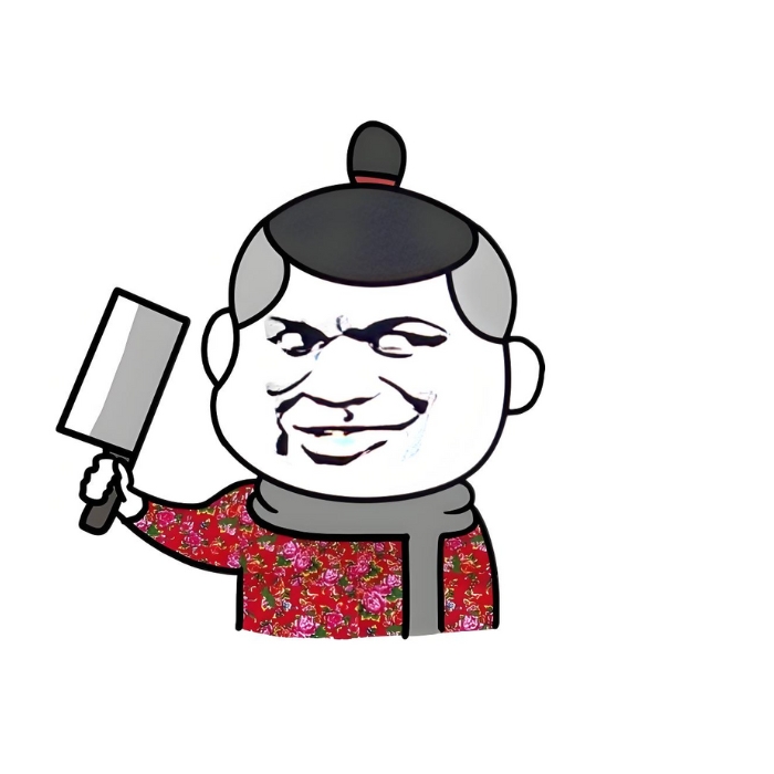 meme cầm dao 10