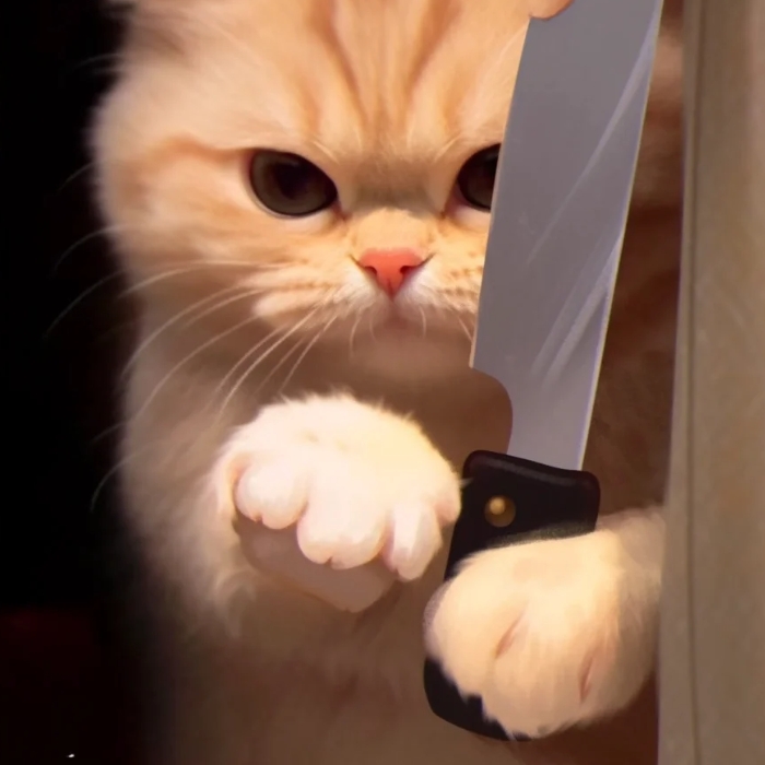 meme cầm dao 20