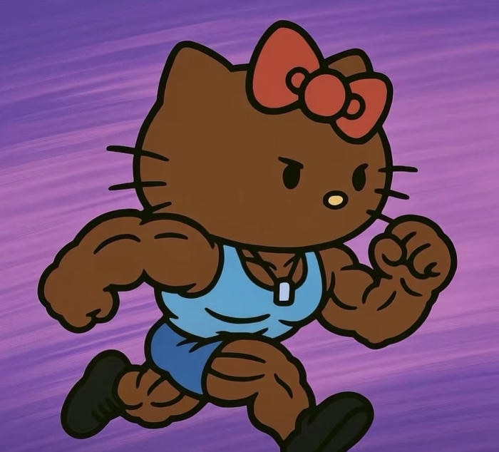 meme chạy đi với gương mặt hoảng hốt