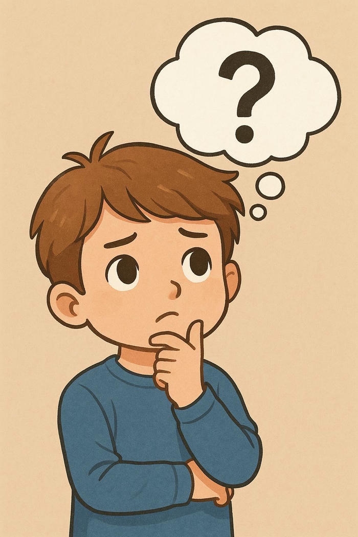 meme dấu hỏi chấm nhìn như đang suy nghĩ triết học