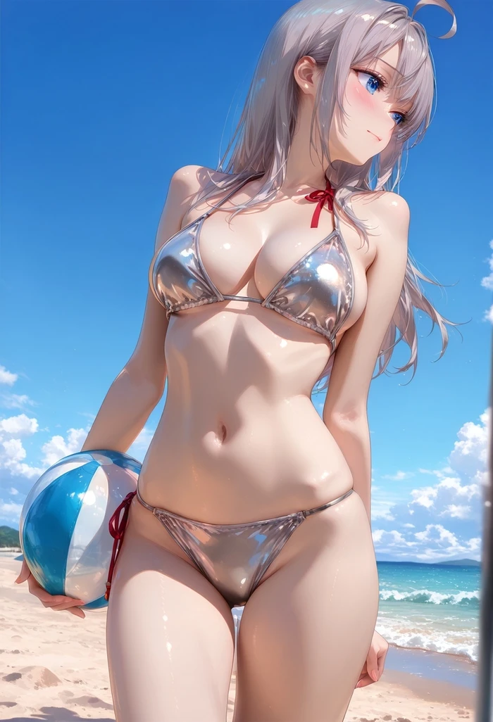 Hình anime nữ nude bikini mỏng manh cuốn hút ánh nhìn