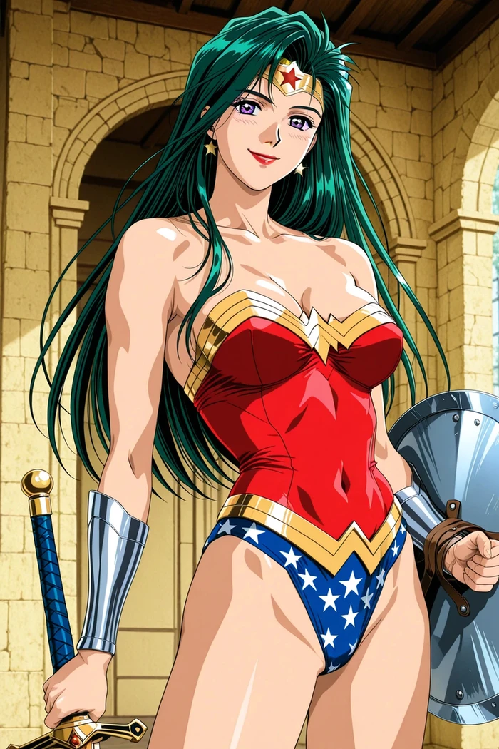 Nữ thần anime khoả thân gợi cảm vòng một nở nang