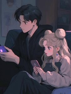 ảnh anime couple dễ thương