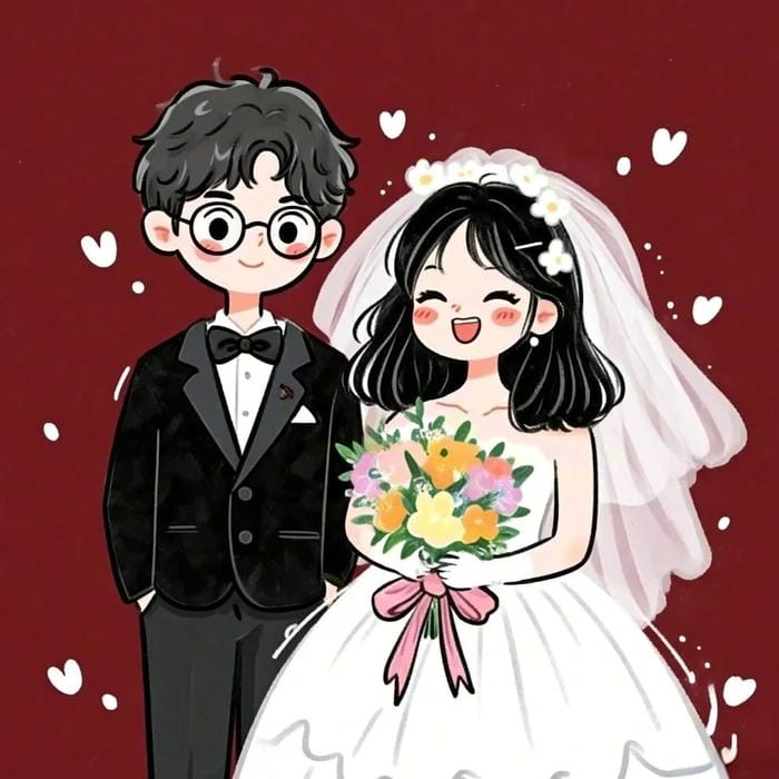 anime chú rể dễ thương