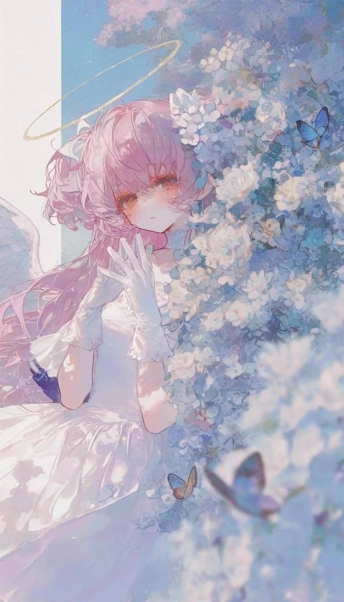 anime girl background