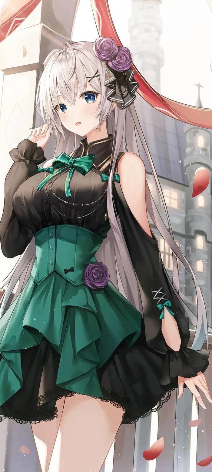 anime girl vui tươi