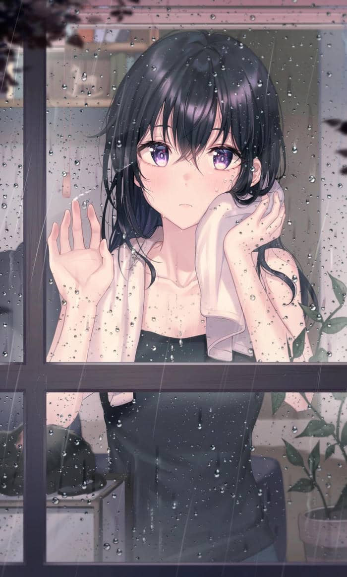 anime girl wallpaper aesthetic