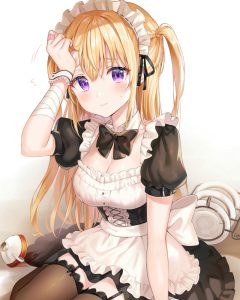 anime hầu gái ảnh dịu dàng cuốn hút