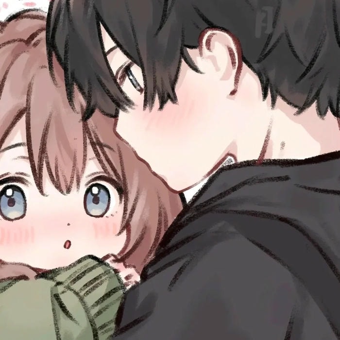 avatar đôi anime đẹp lãng mạn