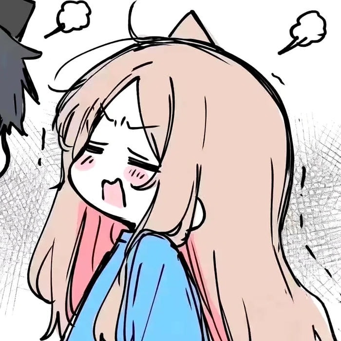 avatar đôi anime giận