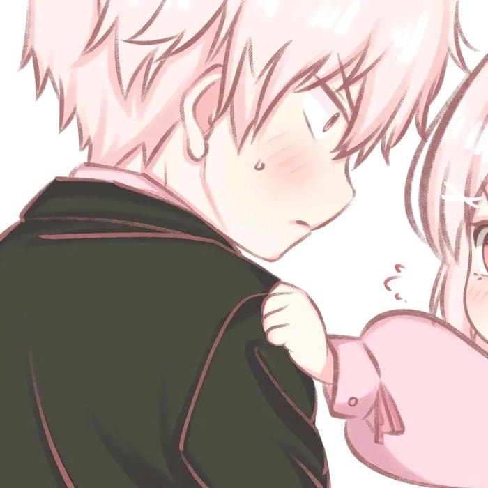 avatar đôi anime nắm tay nhau