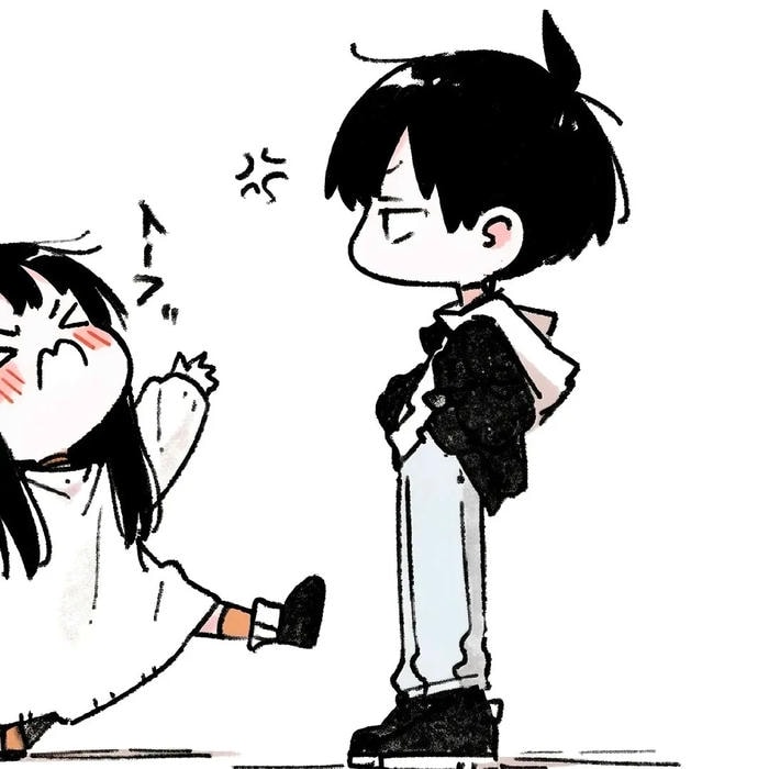 avatar đôi anime nắm tay