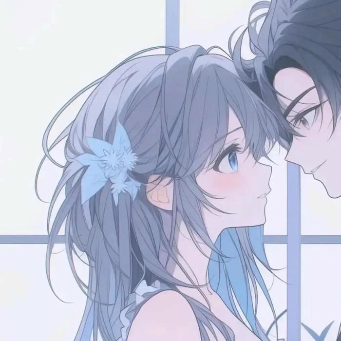 avatar đôi anime ngoài trời