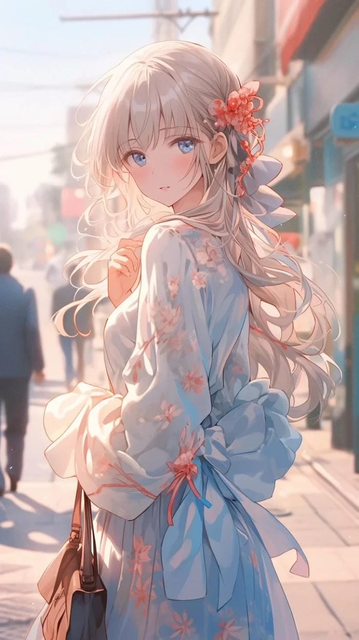 hình nền anime nữ dễ thương