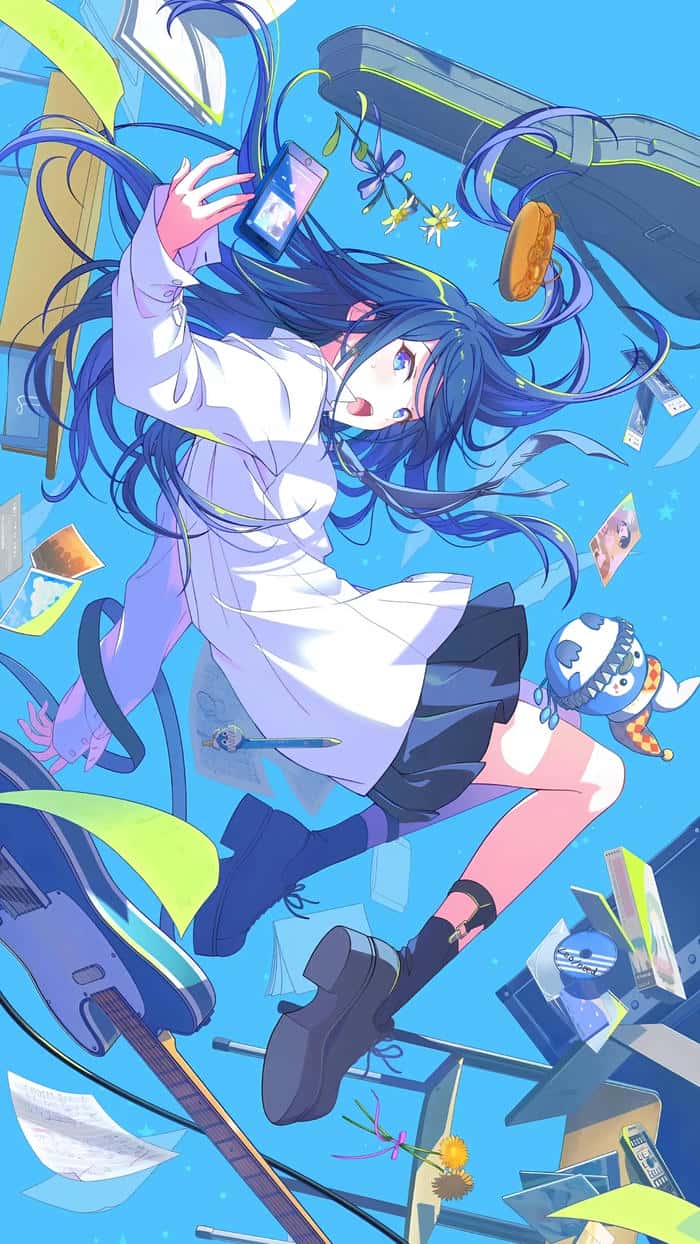 hình nền anime nữ trong sáng