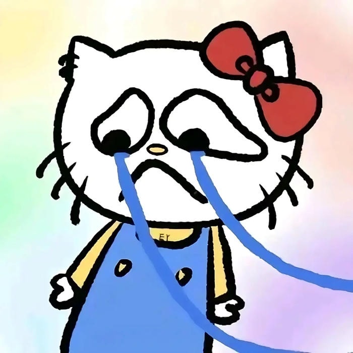 meme Hello Kitty ngộ