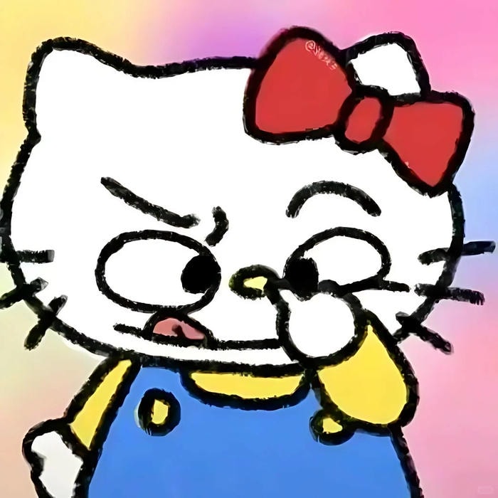 meme Hello Kitty vui nhộn