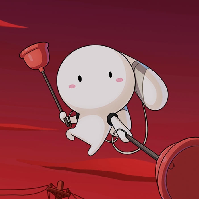 meme thỏ bảy màu viral