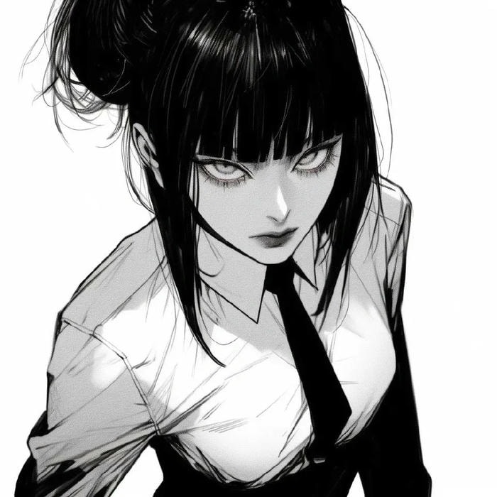 Ảnh anime girl lạnh lùng cá tính thần bí