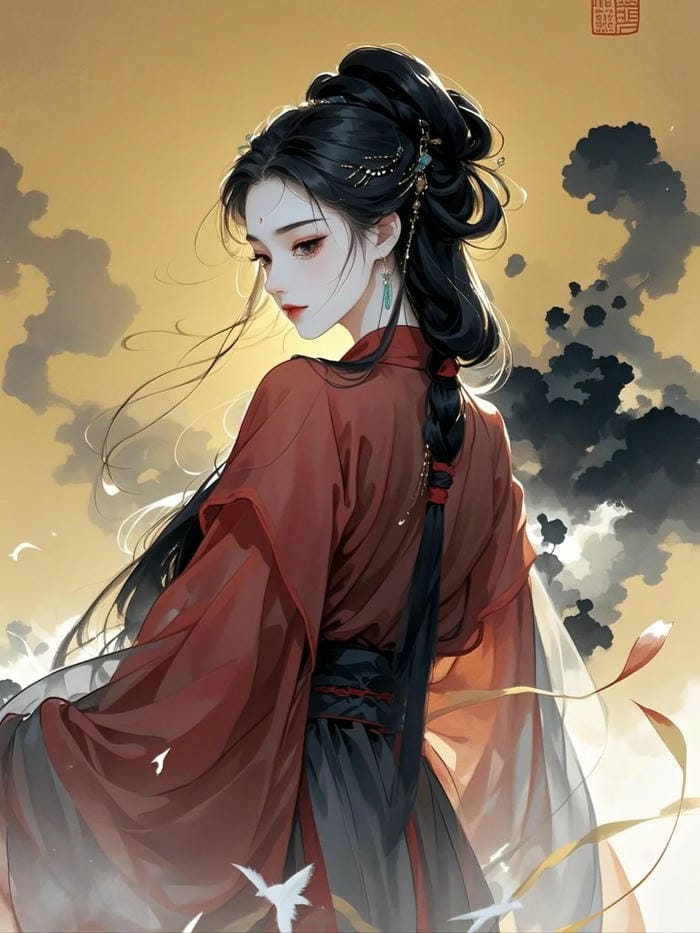 Ảnh anime nữ cổ trang đẹp ấn tượng