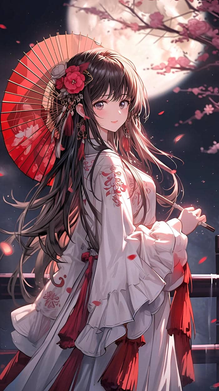 Ảnh anime nữ cổ trang ngọt ngào