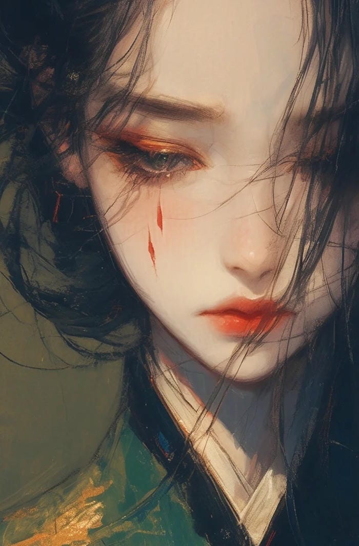 Ảnh cổ trang anime nữ lung linh