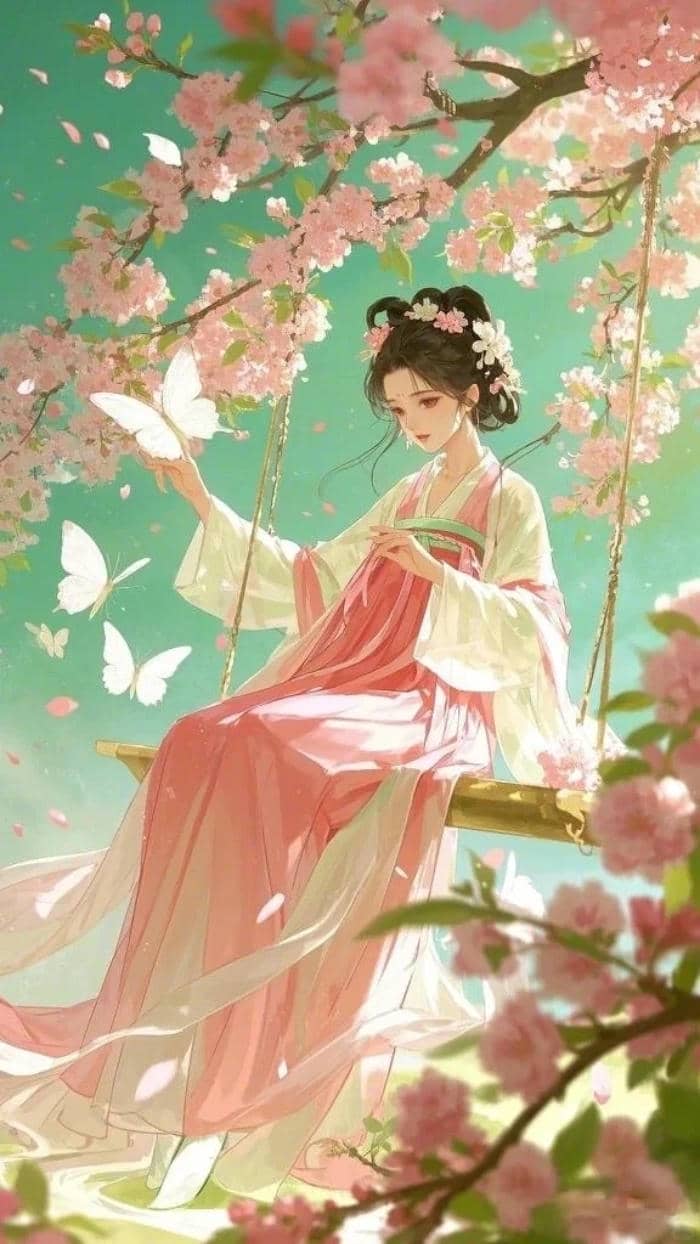 Ảnh lung linh ảnh anime nữ cổ trang